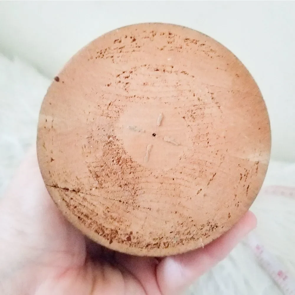 Wooden vase handcrafted farmhouse decor